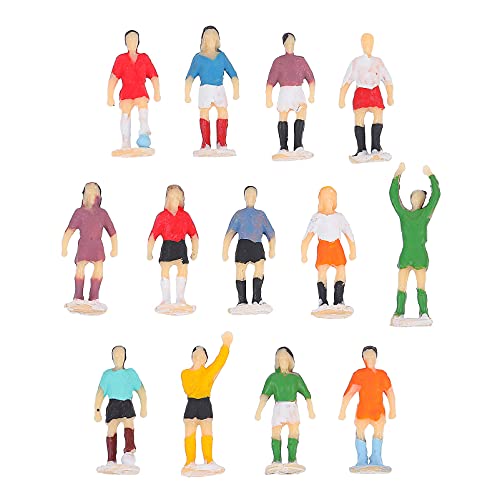 KAILIKETIY 1 Sandtischfußballmann sammlerstücke modellfiguren Fußballfiguren Set Rugby Spieler schaufensterpuppe Mini-Fußball Figurenmodell Dekoration Simulationscharakter Plastik Colorful von KAILIKETIY