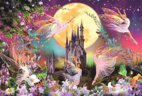 Castle Fantasy Fairy - 2000-Teiliges Puzzle, Wunderschön Illustrierte Puzzles, Kunstpuzzles, Heim- Und Bürodekoration, Die Befriedigendsten Desktop-Spiele Und Geschenke von KAIXIUPuzzle