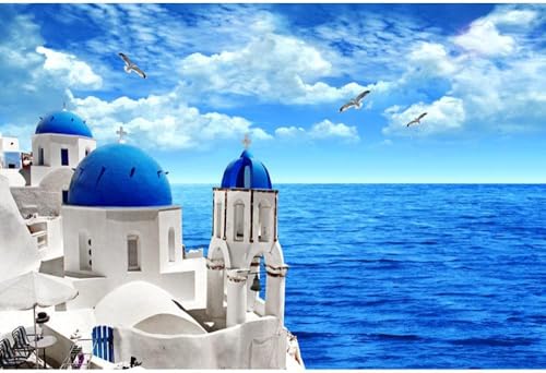 Landschaft Der Insel Santorin, Griechenland - 1500-Teiliges Puzzle, Anspruchsvolle Puzzles Für Erwachsene, Kunstpuzzles, Lustige Puzzles, Kreativität von KAIXIUPuzzle