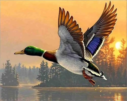 Mallard-300 Puzzles, Wunderschön Illustrierte Puzzles, Passgenaue Puzzles, Dekorative Wandkunst, Lustige Puzzles, Kreative Festivals von KAIXIUPuzzle