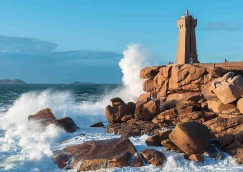 Rock Lighthouse - 6000 Abenteuer-Puzzles Für Erwachsene, Exquisite Handwerkskunst, Exquisite Kunstwerke, Ideal Zur Stärkung Der Familiären Beziehungen von KAIXIUPuzzle