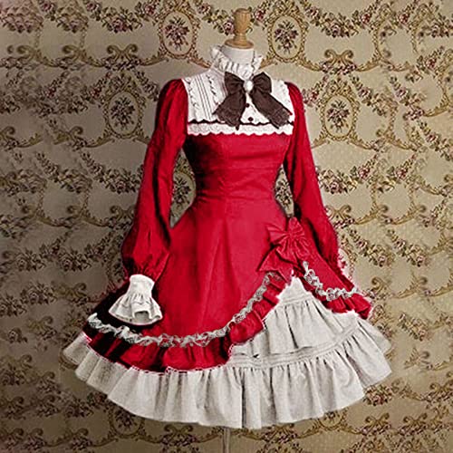 KAIXLIONLY Renaissance Kleid Damen Retro Costume Cosplay Festival Outfit Cosplay Outfit Halloween Karneval Kostüm Mittelalterkleid Partykleid Ballkleid Sommerkleid Viktorianisches Kostüm von KAIXLIONLY