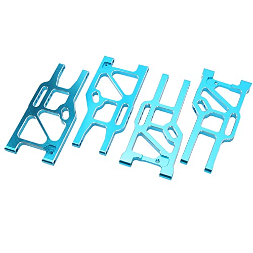 RC-Aufhängungsarm-Set, langlebig, leicht, RC-Vorder-Hinterrad-Schwingarm, Anti-Vibration, Blau für 1/8 RC-Auto von KAKAKE