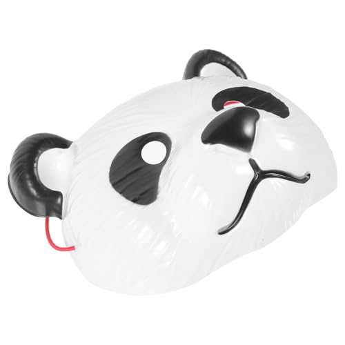 KALLORY Halloween-Tiermaske Partyzubehör Für Kinder Panda-Maske Maskerade Panda-Cosplay-Kostüm Halloween-Verkleidung Geburtstagsparty-Zubehör von KALLORY