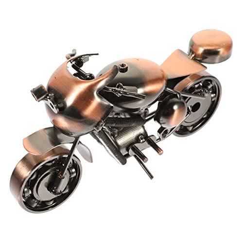 KALLORY Modell Mit Seitenständer Bronze Ornament Für Männerzimmer Dekoration Für Das Zuhause Perfekt Für Sammler Und Motorradliebhaber von KALLORY