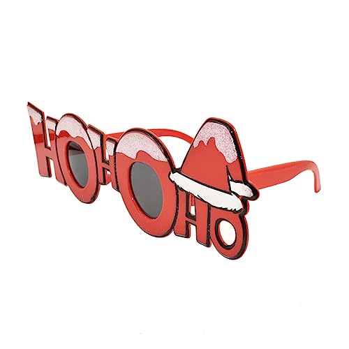 KALLORY Partybrille Brillen Brillen Weihnachtsbrille Plastikbrille Lustige Brille Dumme Sonnenbrille Neuheit-Sonnenbrille Neuheit-Brille Kunststoff-Sonnenbrille Party-Sonnenbrille von KALLORY