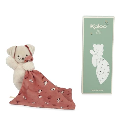 Kaloo Carre Douceur DOUDOU Chien Brique, Ziegelstein von KALOO