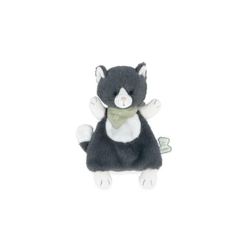 Kaloo - Les Amis - Schmusetier Chamallow die Katze - 18 cm - Grau - Sehr weiches Material - Ab Geburt, K224008 von KALOO