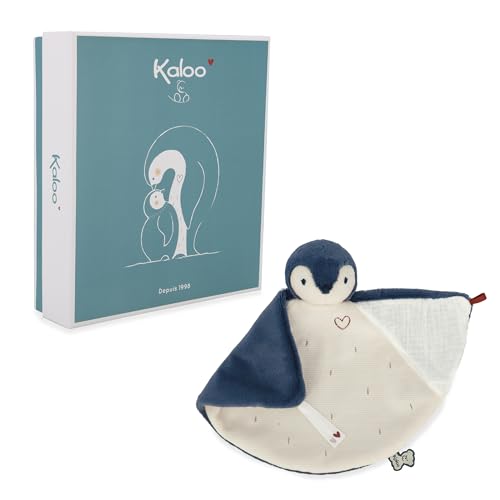 Kaloo – Complices – Blaues Pinguin-Kuscheltier - Absorbiert Gerüche - 23 cm - Ab Geburt, K212003 von KALOO