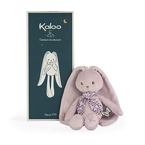 KALOO - Lapinoo - Pantin Lapin - Baby Plüsch Jersey und Strick - 25 cm - Farbe Rosa - Sehr weiches Material - Geschenkbox - Ab Geburt, K969940 von KALOO