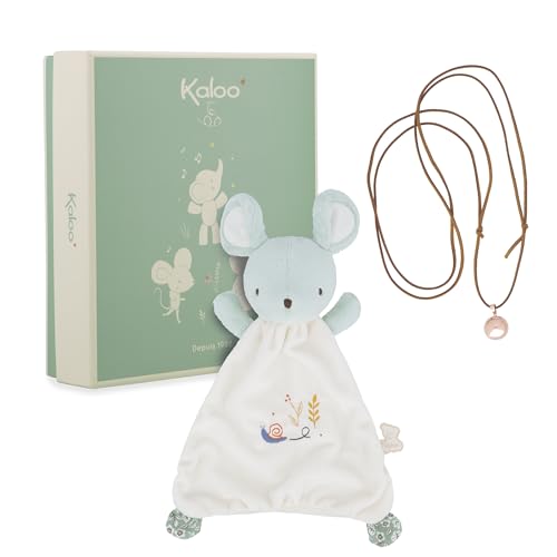 KALOO - Kuschelset Maus + Bola-Halskette Geburt - Geschenk für die Schwangerschaft - Sanftheit und Harmonie ab der Schwangerschaft - Geschenkbox - K210014 KALOO - Kuschelset Maus + Bola-Halskette Geburt - Geschenk für die Schwangerschaft - Sanftheit und Harmonie ab der Schwangerschaft - Geschenkbox - K210014 von KALOO