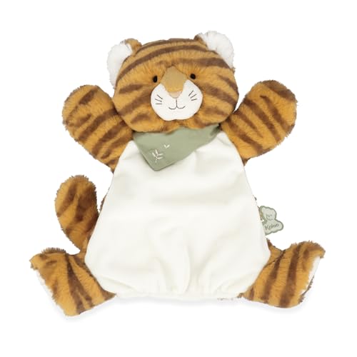 Kaloo - Les Amis - Baby Plüschhandpuppe Papaye die Tigerin - 24 cm - Sehr weiches Material - Ab Geburt, K224005 von KALOO