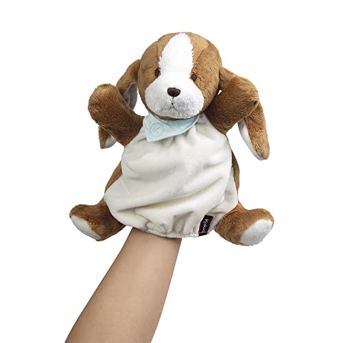 KALOO - Les Amis - Schmusetuch Handpuppe Tiramisu der Hund, 30 cm - ab der Geburt, K970022 von KALOO