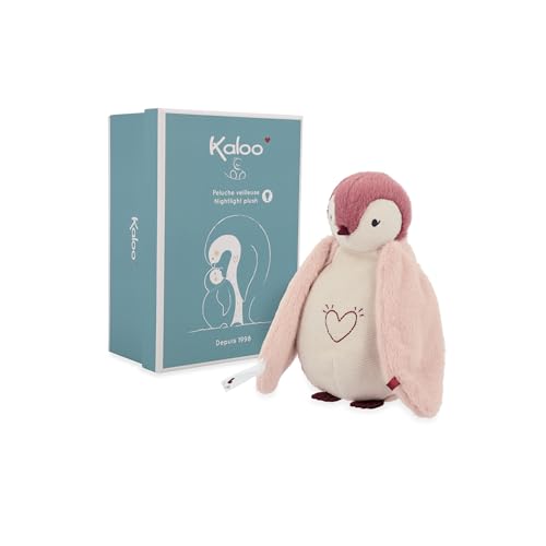 KALOO – Musikalisches und Leuchtendes Baby-Nachtlicht aus Plüsch – Tröster-Nachtlicht mit weißen Geräuschen – Rosa – 20 cm – Tröster Ab der Geburt – K212011 von KALOO