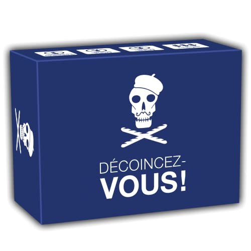 KAMPFHUMMEL Décoincez-Vous ! - Le jeu de fête français Pour Les personnes ayant un sens de l'humour Noir Avec 400 Cartes Pour 3-10 joueurs âgés de 16 ans et Plus von KAMPFHUMMEL