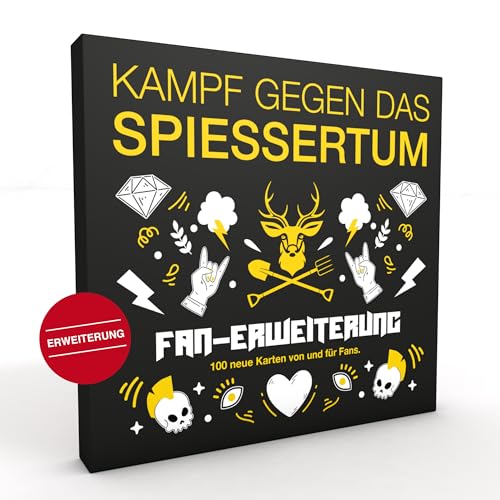 KAMPFHUMMEL Kampf gegen das Spiessertum - Fan-Erweiterung mit 100 neuen Spielkarten. Die 4. Erweiterung des Kult-Kartenspiels I Von Fans für Fans von KAMPFHUMMEL