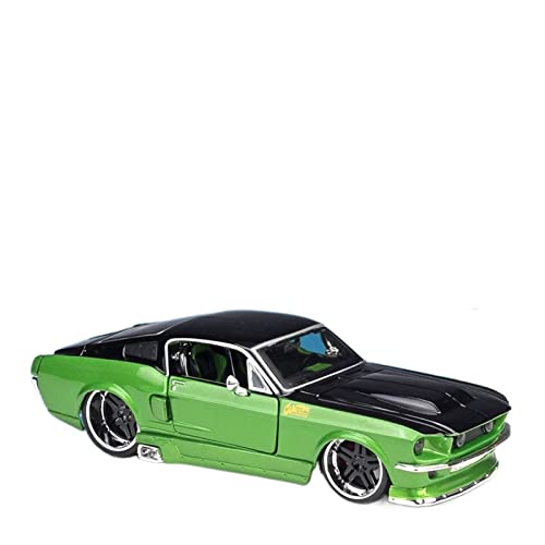 for:Druckgussautomobile Für: 1:24 Modifiziertes Auto 1967 Ford Mustang GT Zusammengebautes Simulationslegierungsautomodellhandwerk Sammeldekorationen (Size : G) von KANDUO