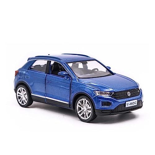 KANDUO for:Druckgussautomobile Für: T-ROC SUV-Modellauto Aus Legierung, Druckguss, Zurückziehbares Metall, Sammlerstück, Geschenk 1:36 Sammeldekorationen (Size : A) von KANDUO