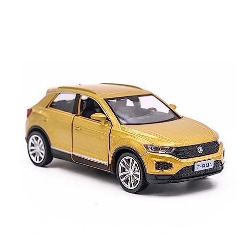 KANDUO for:Druckgussautomobile Für: T-ROC SUV-Modellauto Aus Legierung, Druckguss, Zurückziehbares Metall, Sammlerstück, Geschenk 1:36 Sammeldekorationen (Size : B) von KANDUO