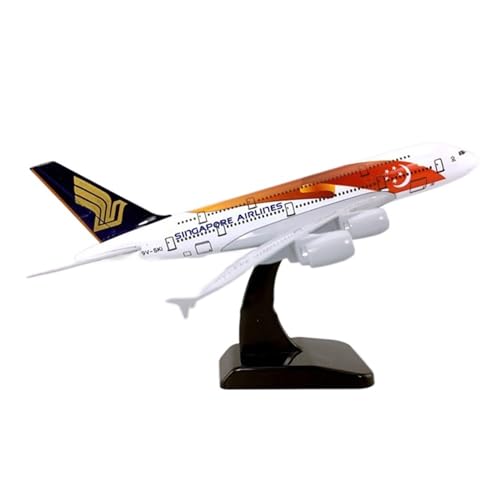 KANDUO for:Druckgussflugzeug 1:400 Airbus A380 Singapur Flugzeug Flugzeug Legierung Statisches Solides Modell Dekorative Sammlungen von KANDUO