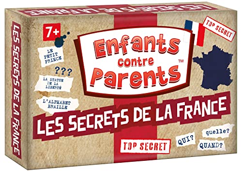 KANGUR Brettspiel Familienspiele für Kinder und Erwachsene, Quiz, Kartenspiel für Kinder gegen Eltern. Die Geheimnisse von Frankreich von KANGUR