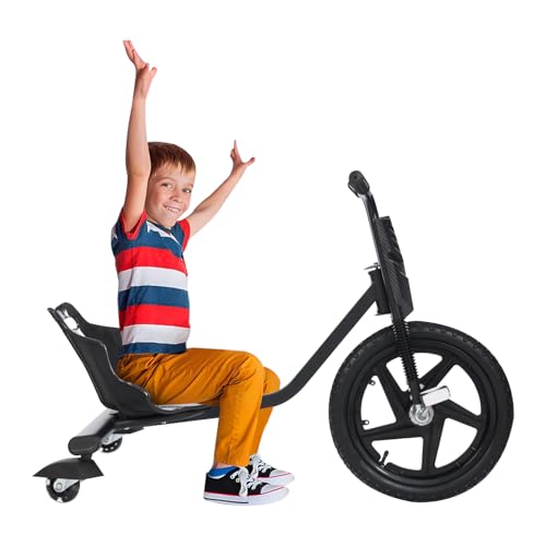 Kinderdreirad Driftmodus Dreirad mit Pedalen und Universelle Räder 4 Verstellbare Längen Rennsport-Stil Sitze Geeignet für Kinder von weniger als 176,37 Pfund in Vergnügungsparks Parks Schulen von KAPIPALA