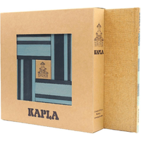 KAPLA BB 40 Holzbausteine hellblau/dunkelblau - Buch & Farben Set KAPLA BB 40 Holzbausteine hellblau/dunkelblau - Buch & Farben Set von KAPLA