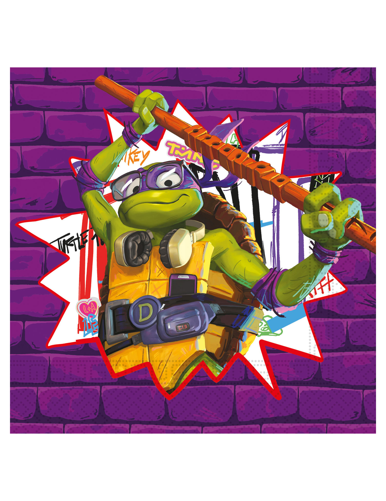 20 Papierservietten Teenage Mutant Ninja Turtles Next Generation 33 cm x 33 cm 20 Papierservietten Teenage Mutant Ninja Turtles Next Generation 33 cm x 33 cm von KARNEVAL-MEGASTORE