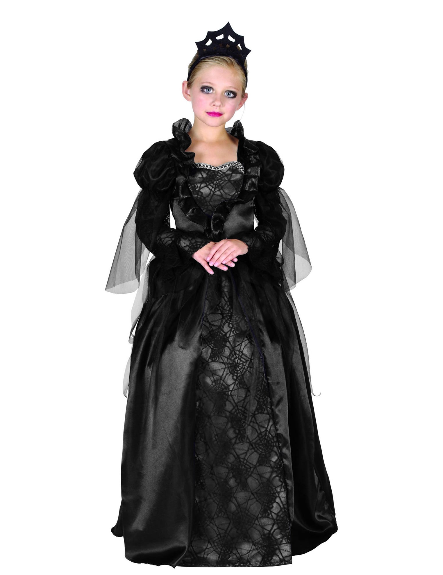 Barocke Vampirin Halloween-Kinderkostüm schwarz Barocke Vampirin Halloween-Kinderkostüm schwarz von KARNEVAL-MEGASTORE