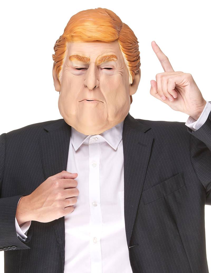 Donald Maske USA-Politiker beige-blond von KARNEVAL-MEGASTORE