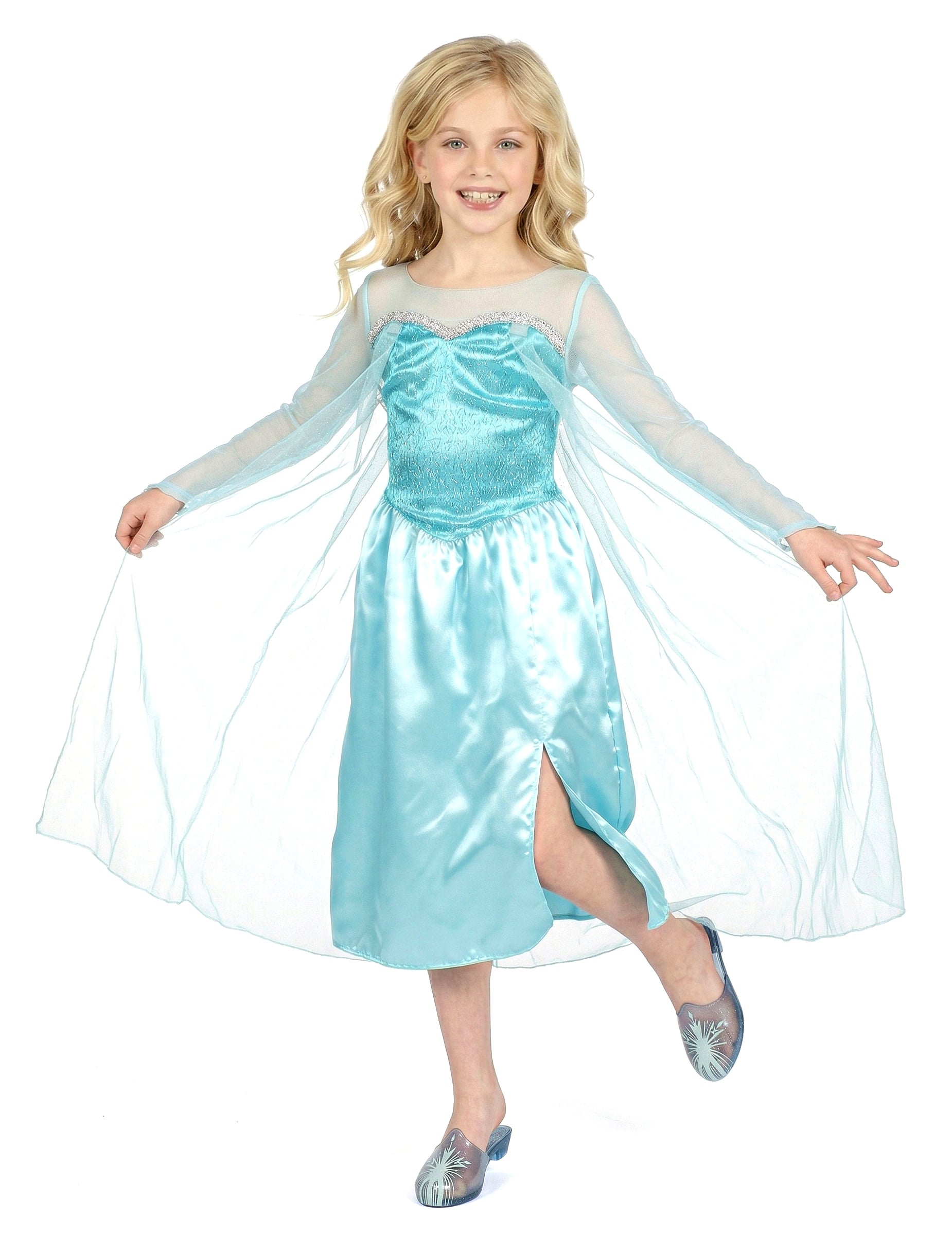 Eisiges Elsa-Kostüm für Kinder Eiskönigin blau Eisiges Elsa-Kostüm für Kinder Eiskönigin blau von JAKKS PACIFIC