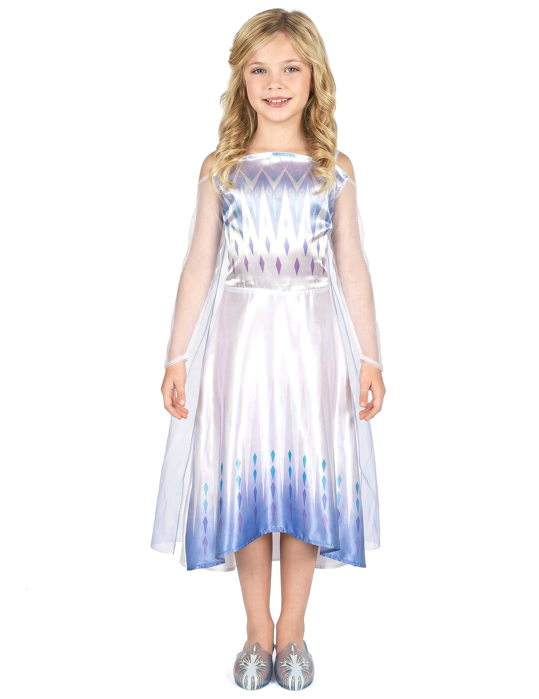 Elsa-Kostüm für Kinder Schneekönigin 2 weiss-blau Elsa-Kostüm für Kinder Schneekönigin 2 weiss-blau von KARNEVAL-MEGASTORE