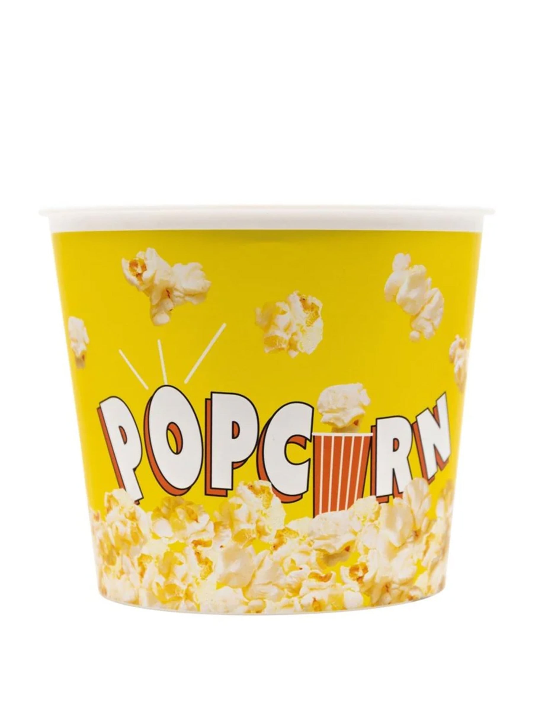 Gelber Popcorn-Eimer wiederverwendbar Gelber Popcorn-Eimer wiederverwendbar von KARNEVAL-MEGASTORE