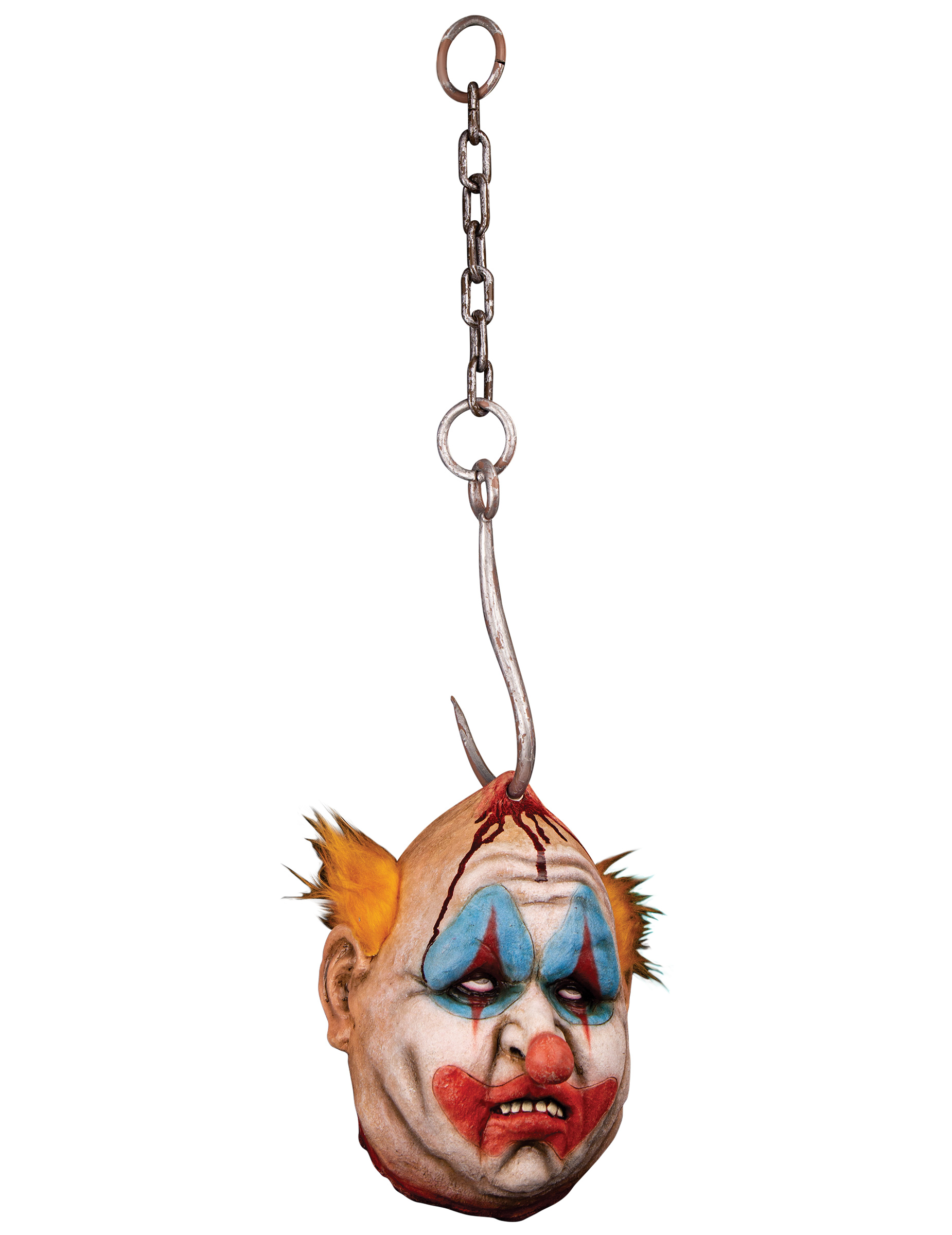 Hängedeko Horrorclown am Haken Halloweendeko 25 x 21 x 52 cm von KARNEVAL-MEGASTORE