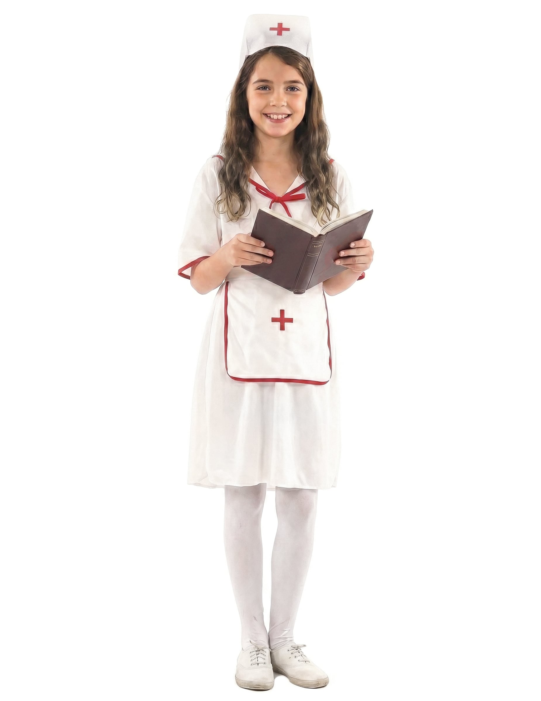 Kinderkostüm Krankenschwester rot-weiss Kinderkostüm Krankenschwester rot-weiss von KARNEVAL-MEGASTORE
