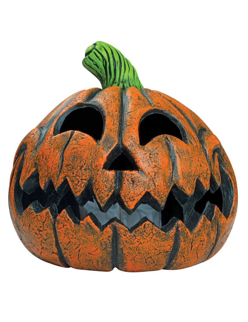 Kürbis Dekofigur Halloweendeko Tischdeko 30 x 24 x 73 cm orange von KARNEVAL-MEGASTORE