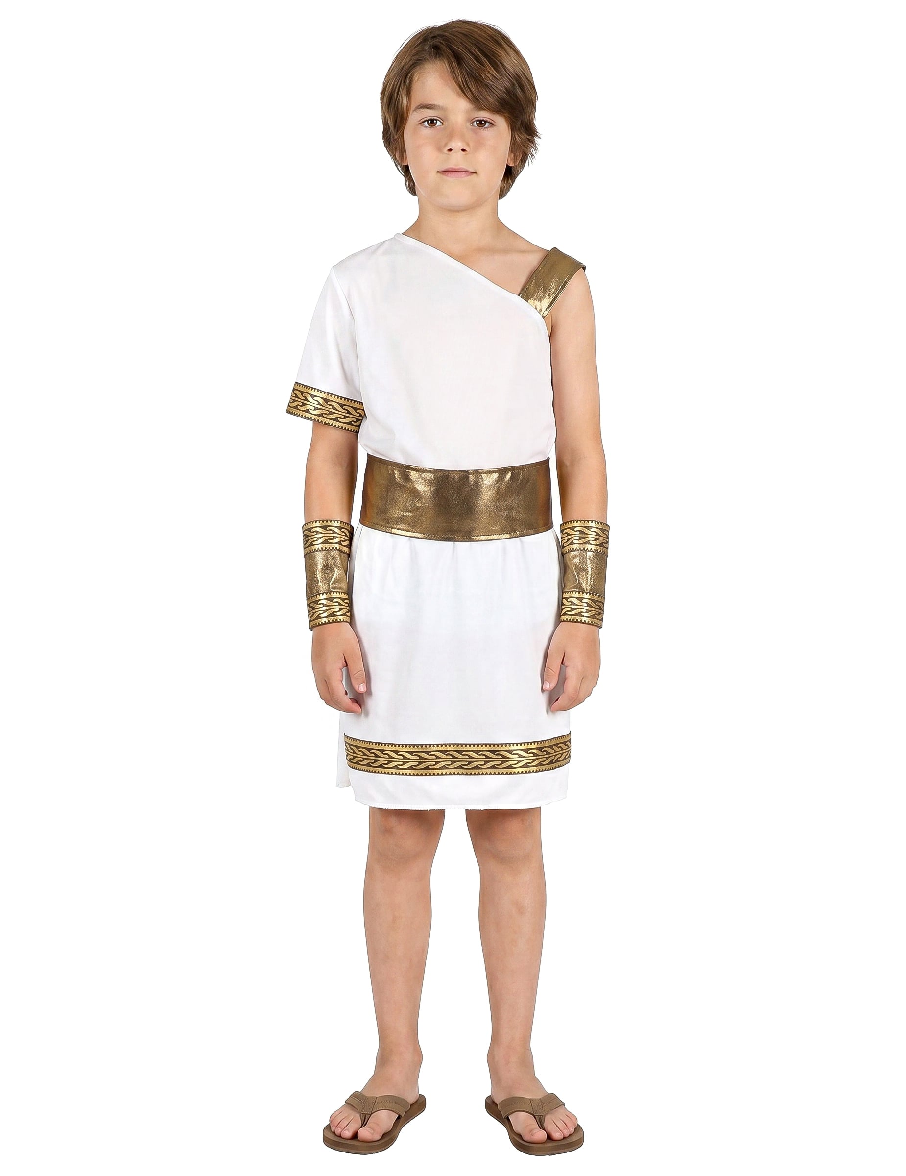 Römer-Kinderkostüm Antike weiss-gold Römer-Kinderkostüm Antike weiss-gold von KARNEVAL-MEGASTORE
