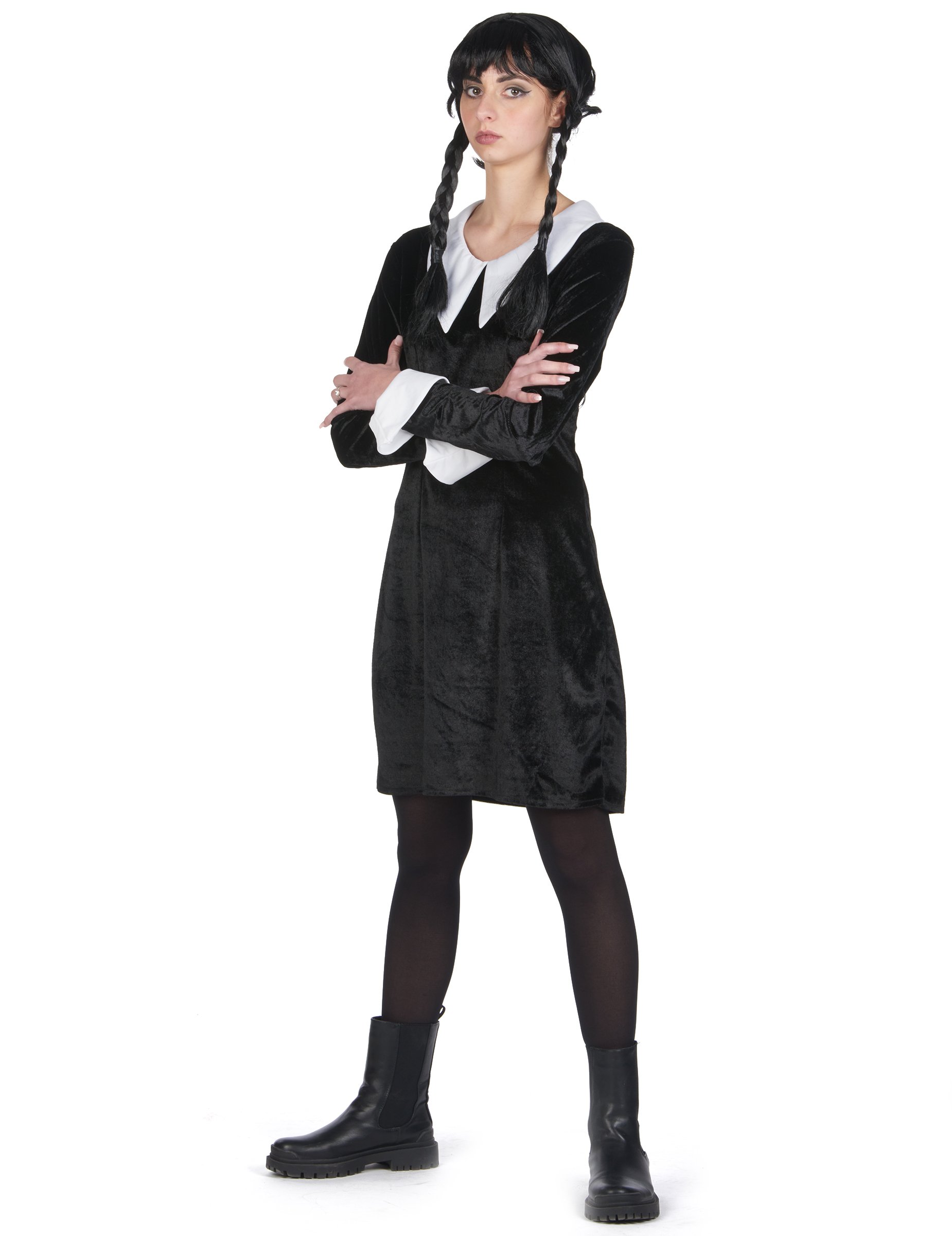 Schulmädchen-Kostüm für Erwachsene schwarz Schulmädchen-Kostüm für Erwachsene schwarz von KARNEVAL-MEGASTORE