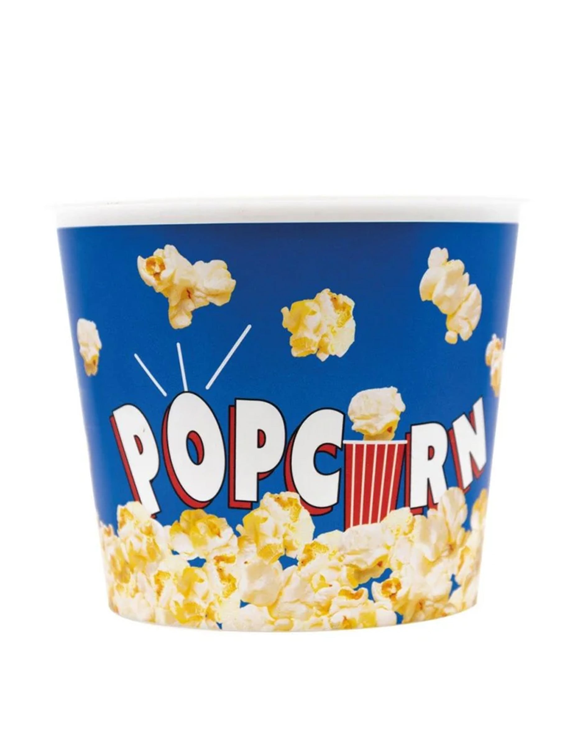 Wiederverwendbarer Popcorn-Eimer Blau Wiederverwendbarer Popcorn-Eimer Blau von KARNEVAL-MEGASTORE