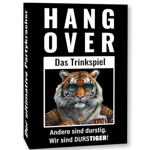 KARTENVERSAND24 Hangover Trinkspiel für Erwachsene Partyspiel Trinkspiele ab 16 18 Jahren Partyspiele Karten Kartenspiel Saufspiel (Spielkartenkarton) von KARTENVERSAND24