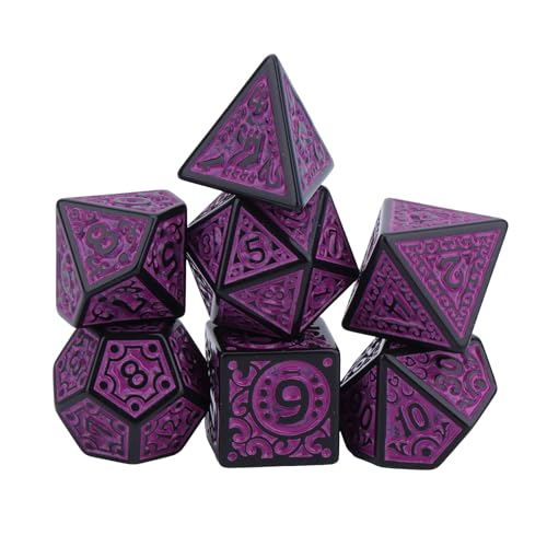 7 Teile/Satz Polyhedral Acryl Würfel Mehrere Gesicht Verschiedene Form Digitale Spiel Würfel Für Club Party Familie Brettspiel Requisiten von KASFDBMO