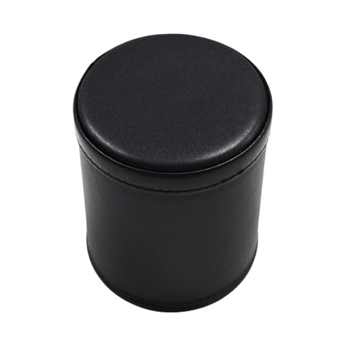 KASFDBMO Dices Cup PU Leather Dices Rolling Cup Bequeme Handgefühl Dices Shaker Container Cup Für Tischbrettspiel Würfel von KASFDBMO