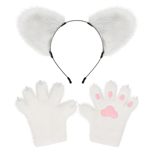 KASFDBMO Kostümzubehör Party Liefert Kostüme Von Halloween Cosplay Tierkostüm Set Bear Cosplay Requisiten Stirnband von KASFDBMO