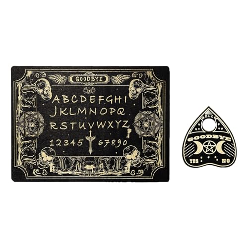 KASFDBMO Large Holzgeisterbrett Spricht Mit Planchette Pendel Wüsten Von Gottesmeldungen Meldung Hexen KASFDBMO Large Holzgeisterbrett Spricht Mit Planchette Pendel Wüsten Von Gottesmeldungen Meldung Hexen von KASFDBMO