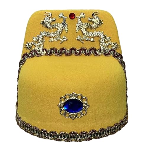 KASFDBMO Luxurious Exquisite Hat Intricately Detailed To Showcase Your Individual Taste Perfect For Cultural Parties von KASFDBMO