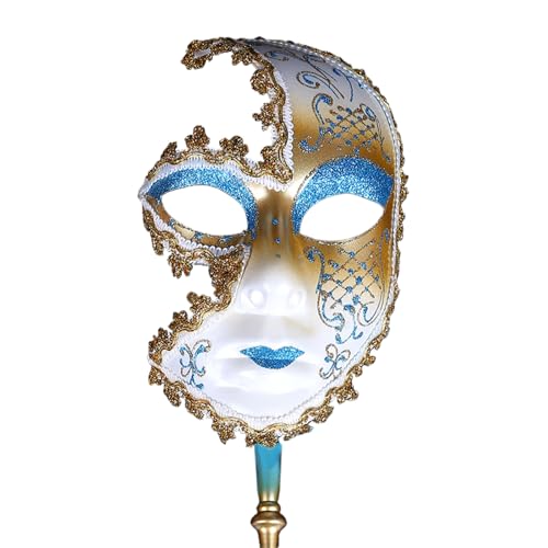 KASFDBMO Maskerade für Damen, Karneval, Halloween, Cosplay, halbe Maskerade, halbe Maskerade Kostüm von KASFDBMO