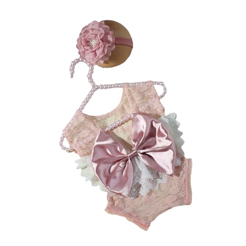 KASFDBMO Schöne Neugeborene Fotografie Kostüm Fashioanble Rücken Bowknot Strampler Ärmel Und Bogenknotenkopfschmuck Requisiten Baby Gedächtnis Kedenske KASFDBMO Schöne Neugeborene Fotografie Kostüm Fashioanble Rücken Bowknot Strampler Ärmel Und Bogenknotenkopfschmuck Requisiten Baby Gedächtnis Kedenske von KASFDBMO