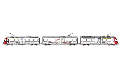 KATO 7074075 N 3-tlg. Triebzug Allegra ABe 8/12 ABB #3510 von KATO