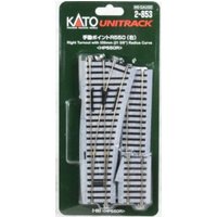 KATO H0 Unitrack 2-853 Weiche, rechts 215mm 1St. von KATO