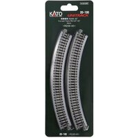 KATO K20-100 N Gleis gebogen R249mm 45° 4 Stück KATO K20-100 N Gleis gebogen R249mm 45° 4 Stück von KATO